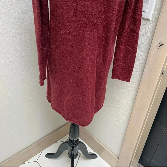 New Barefoot Dreams Cozychic Lite Long Open Front Cardigan Garnet NWT Women’s XS - Picture 8 of 13